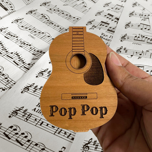 Father’s Day Gift for Grandpa, Personalized Guitar Lover Gift, Guitar Pick Holder, Music Lover Gift, Music Gift for Him, Husband, Dad